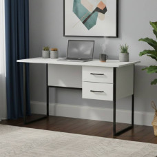 Письменный стол Ferrum-decor Дакота 75x120x60 черный ДСП Белое 16мм (FRD-101916)