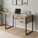 Компьютерный стол Ferrum-decor Дакота 75x140x60 черный ДСП Дуб Сан-Марино 16мм (FRD-101929) - фото 1