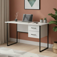 Письменный стол Ferrum-decor Дакота 75x120x70 черный ДСП Белое 16мм (FRD-101944)
