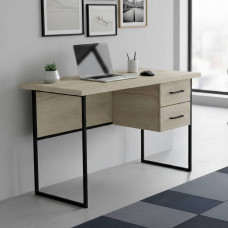 Письменный стол Ferrum-decor Дакота 76x120x70 черный ДСП Дуб Сонома 32мм (FRD-101950)