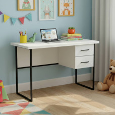 Письменный стол Ferrum-decor Дакота 76x140x70 черный ДСП Белое 32мм (FRD-101959)