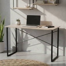 Письменный стол Ferrum-decor Дейв 75x100x60 черный ДСП Дуб Сонома 16мм (FRD-101965)