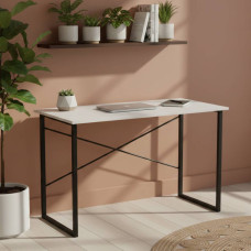 Письменный стол Ferrum-decor Дейв 75x120x60 черный ДСП Белое 16мм (FRD-101973)