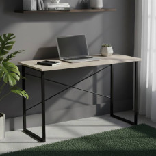 Письменный стол Ferrum-decor Дейв 75x120x60 черный ДСП Дуб Сонома 16мм (FRD-101974)