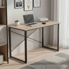 Компьютерный стол Ferrum-decor Дейв 75x120x60 черный ДСП Дуб Сан-Марино 32мм (FRD-101981)