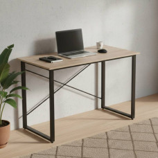 Компьютерный стол Ferrum-decor Дейв 75x140x60 черный ДСП Дуб Сан-Марино 32мм (FRD-101991)
