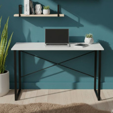 Письменный стол Ferrum-decor Дейв 75x100x70 черный ДСП Белое 16мм (FRD-101993)