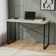 Письменный стол Ferrum-decor Дейв 76x100x70 черный ДСП Дуб Сонома 32мм (FRD-101999)