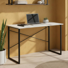 Письменный стол Ferrum-decor Дейв 75x120x70 черный ДСП Белое 16мм (FRD-102003)