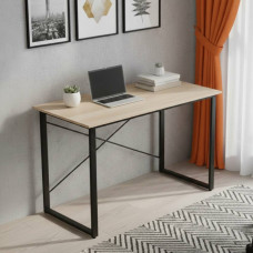 Компьютерный стол Ferrum-decor Дейв 75x120x70 черный ДСП Дуб Сан-Марино 16мм (FRD-102006)