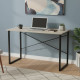 Письменный стол Ferrum-decor Дейв 75x140x70 черный ДСП Дуб Сонома 16мм (FRD-102014) - фото 1
