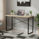 Письмовий стіл Ferrum-decor Дейв 76x140x70 чорний ДСП Дуб Сонома 32мм (FRD-102019) - фото 1