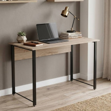 Комп'ютерний стіл Ferrum-decor Курт 75x100x60 чорний ДСП Дуб Сан-Марино 16мм (FRD-102024)