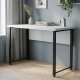 Письменный стол Ferrum-decor Курт 76x100x60 черный ДСП Белое 32мм (FRD-102025) - фото 1