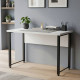 Письменный стол Ferrum-decor Курт 76x120x60 черный ДСП Белое 32мм (FRD-102028) - фото 1