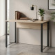 Компьютерный стол Ferrum-decor Курт 75x120x60 черный ДСП Дуб Сан-Марино 32мм (FRD-102029) - фото 1