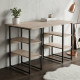 Комп'ютерний стіл Ferrum-decor Карен 75x140x60 чорний ДСП Дуб Сан-Марино 16мм (FRD-102053) - фото 1