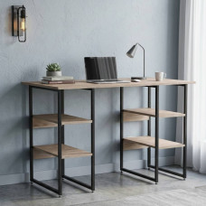 Комп'ютерний стіл Ferrum-decor Карен 75x120x70 чорний ДСП Дуб Сан-Марино 16мм (FRD-102063)