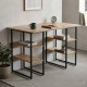 Комп'ютерний стіл Ferrum-decor Карен 75x120x70 чорний ДСП Дуб Сан-Марино 32мм (FRD-102068) - фото 1