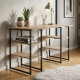 Комп'ютерний стіл Ferrum-decor Карен 75x140x70 чорний ДСП Дуб Сан-Марино 32мм (FRD-102078) - фото 1