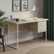 Письмовий стіл Ferrum-decor Дакота 76x120x60 білий ДСП Дуб Сонома 32мм (FRD-102094) - фото 1