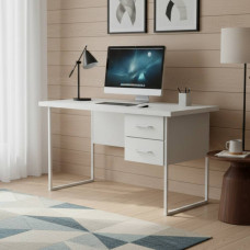 Письменный стол Ferrum-decor Дакота 76x140x60 белый ДСП Белое 32мм (FRD-102103)