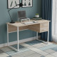Компьютерный стол Ferrum-decor Дакота 75x140x60 белый ДСП Дуб Сан-Марино 32мм (FRD-102106) - фото 1