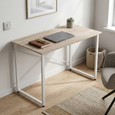 Компьютерный стол Ferrum-decor Дейв 75x140x60 белый ДСП Дуб Сан-Марино 16мм (FRD-102159)