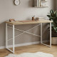 Письмовий стіл Ferrum-decor Дейв 76x140x60 білий ДСП Дуб Сонома 32мм (FRD-102162) - фото 1