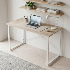 Компьютерный стол Ferrum-decor Дейв 75x100x70 белый ДСП Дуб Сан-Марино 32мм (FRD-102174)
