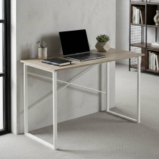 Письменный стол Ferrum-decor Дейв 75x120x70 белый ДСП Дуб Сонома 16мм (FRD-102177)
