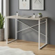 Письменный стол Ferrum-decor Дейв 76x120x70 белый ДСП Дуб Сонома 32мм (FRD-102182) - фото 1