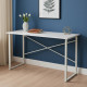 Письмовий стіл Ferrum-decor Дейв 75x140x70 білий ДСП Біле 16мм (FRD-102186) - фото 1