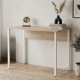 Компьютерный стол Ferrum-decor Курт 75x100x60 белый ДСП Дуб Сан-Марино 16мм (FRD-102199) - фото 1