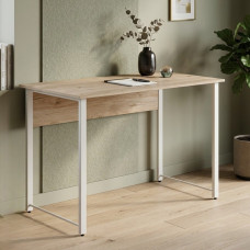 Компьютерный стол Ferrum-decor Курт 75x100x60 белый ДСП Дуб Сан-Марино 32мм (FRD-102204)