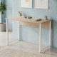 Компьютерный стол Ferrum-decor Курт 75x120x60 белый ДСП Дуб Сан-Марино 32мм (FRD-102214) - фото 1
