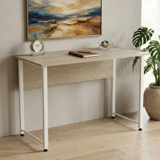 Письменный стол Ferrum-decor Курт 75x100x70 белый ДСП Дуб Сонома 16мм (FRD-102227)