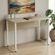 Письменный стол Ferrum-decor Курт 75x100x70 белый ДСП Дуб Сонома 16мм (FRD-102227) - фото 1