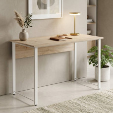 Компьютерный стол Ferrum-decor Курт 75x100x70 белый ДСП Дуб Сан-Марино 32мм (FRD-102234)