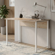 Компьютерный стол Ferrum-decor Курт 75x120x70 белый ДСП Дуб Сан-Марино 16мм (FRD-102239)