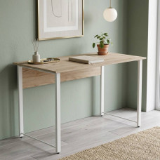 Компьютерный стол Ferrum-decor Курт 75x120x70 белый ДСП Дуб Сан-Марино 32мм (FRD-102244)