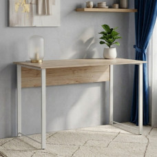 Компьютерный стол Ferrum-decor Курт 75x140x70 белый ДСП Дуб Сан-Марино 32мм (FRD-102254)