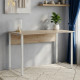 Компьютерный стол Ferrum-decor Курт 75x140x70 белый ДСП Дуб Сан-Марино 32мм (FRD-102254) - фото 1