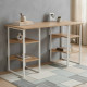 Письменный стол Ferrum-decor Карэн 75x120x60 белый ДСП Дуб Сонома 16мм (FRD-102257) - фото 1