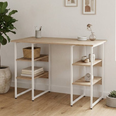 Компьютерный стол Ferrum-decor Карэн 75x120x60 белый ДСП Дуб Сан-Марино 16мм (FRD-102259)