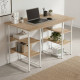 Компьютерный стол Ferrum-decor Карэн 75x120x60 белый ДСП Дуб Сан-Марино 32мм (FRD-102264) - фото 1