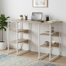 Компьютерный стол Ferrum-decor Карэн 75x140x60 белый ДСП Дуб Сан-Марино 16мм (FRD-102269)