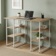 Компьютерный стол Ferrum-decor Карэн 75x140x60 белый ДСП Дуб Сан-Марино 32мм (FRD-102274) - фото 1
