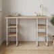 Компьютерный стол Ferrum-decor Карэн 75x120x70 белый ДСП Дуб Сан-Марино 32мм (FRD-102284) - фото 1