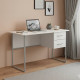 Письменный стол Ferrum-decor Дакота 75x120x60 серый ДСП Белое 16мм (FRD-102310) - фото 1